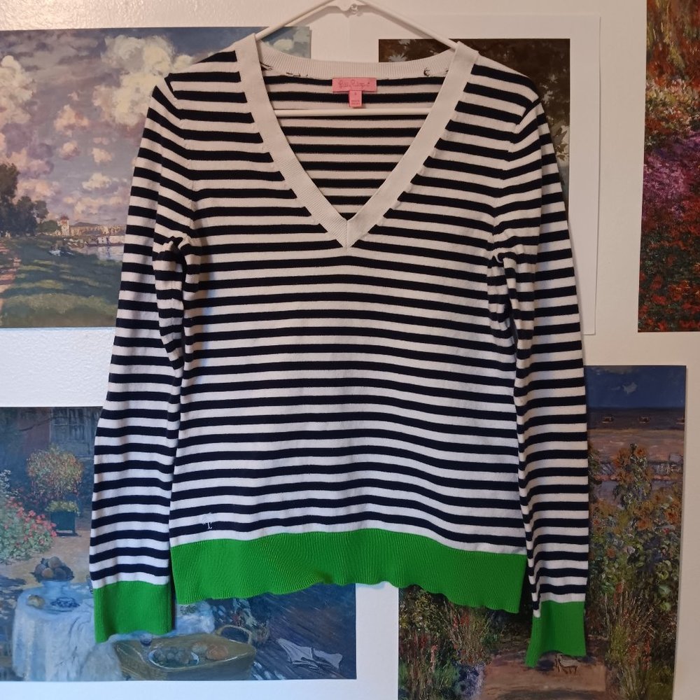 BUNDLE AND SAVE Lilly Pulitzer Size S Striped Pullover Sweater